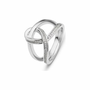 JETTE Damenring INFINITY 87745376 925er Silber rhodiniert