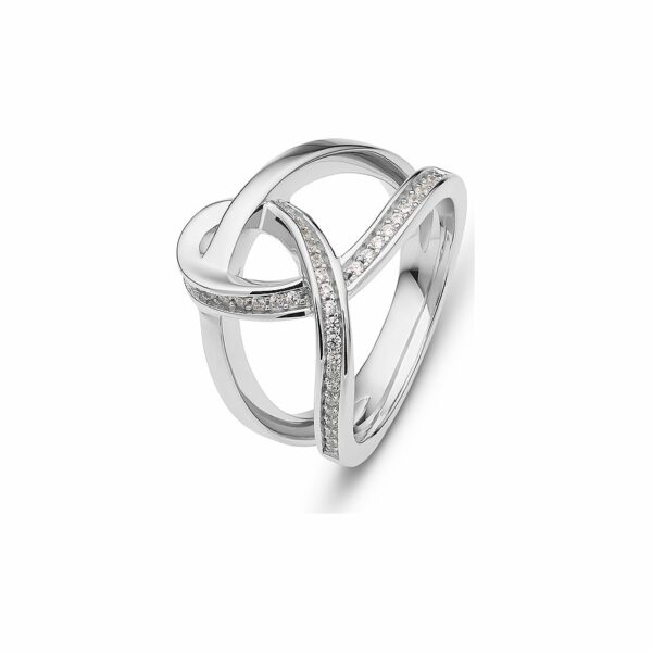 JETTE Damenring INFINITY 87745368 925er Silber rhodiniert