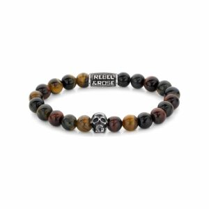 Rebel & Rose Armband RR-SK005-S-M Edelstahl