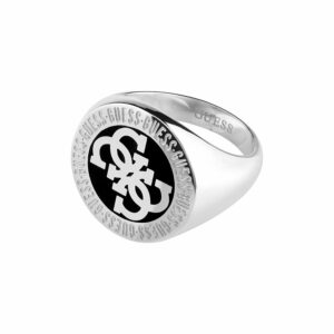 Guess Herrenring JUMR02115JWSTBK64 Edelstahl