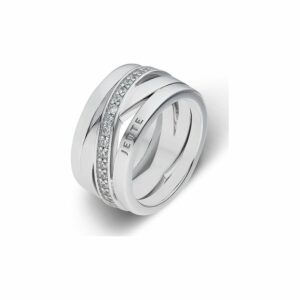 JETTE Damenring ENDLESS 86736497 925er Silber rhodiniert