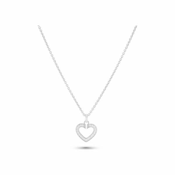 JETTE Kette SACRED HEART 86938308 925er Silber rhodiniert