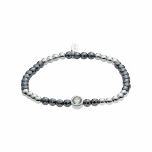 JETTE Armband SOLITAIRE 87096858 925er Silber rhodiniert