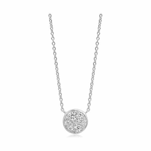 Sif Jakobs Jewellery Kette SJ-C1056-CZ 925er Silber rhodiniert