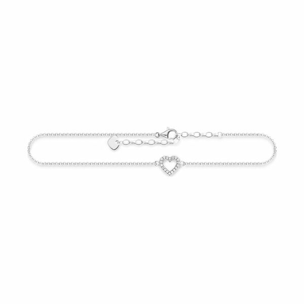 Thomas Sabo Fußkette AK0007-051-14-L27v 925er Silber