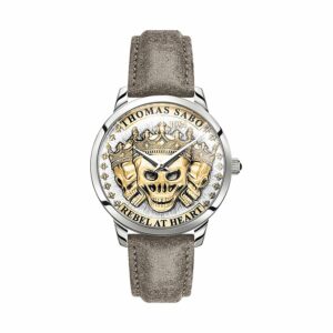 Thomas Sabo Herrenuhr Rebel at heart WA0356-273-207-42 mm Edelstahl