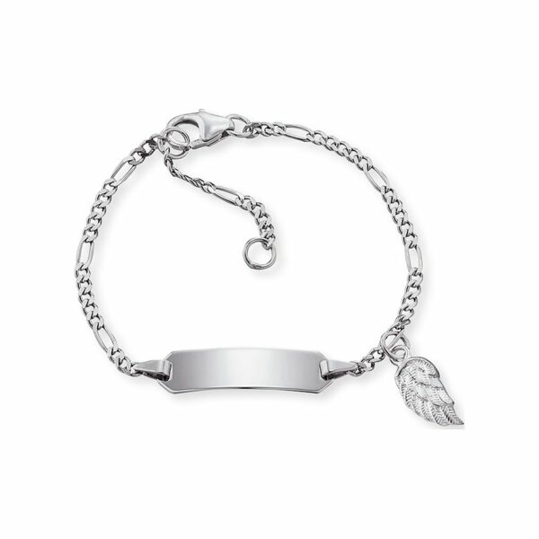 Engelsrufer Armband HEB-ID-WING 925er Silber rhodiniert