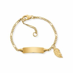 Engelsrufer Armband HEB-ID-WING-G9K 375er Gelbgold