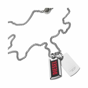 Diesel Kette DOUBLE DOGTAGS DX1244040 Edelstahl