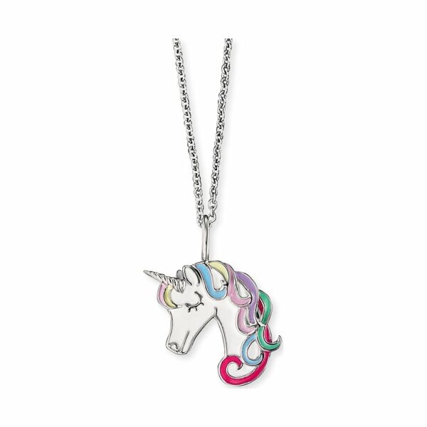 Engelsrufer Kinderkette HEN-UNICORN01 925er Silber