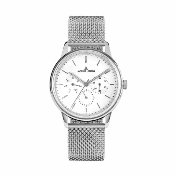 Jacques Lemans Unisexuhr Retro Classic 1-2061G Edelstahl