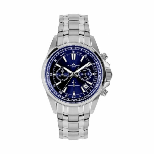 Jacques Lemans Chronograph Sport 1-2117K Edelstahl