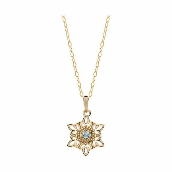 Disney Kinderkette Frozen C400218ZEL 375er Gelbgold