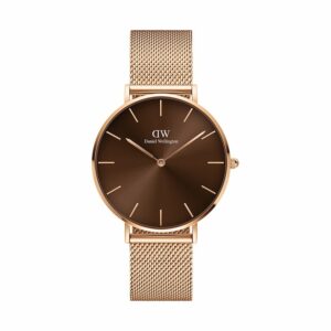 Daniel Wellington Unisexuhr Petite Amber DW00100478 Edelstahl