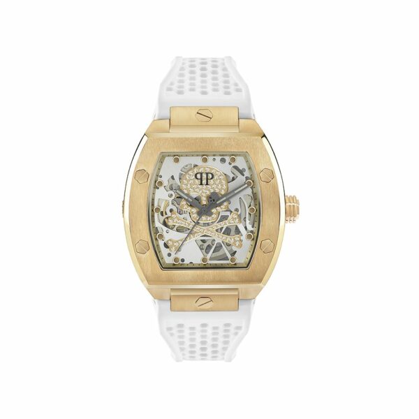 Philipp Plein Herrenuhr The Skeleton  PWBAA0421 Edelstahl