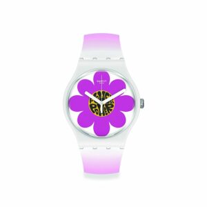 Swatch Unisexuhr SO32M104 Kunststoff