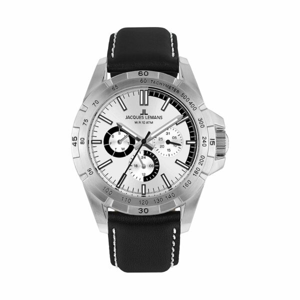 Jacques Lemans Herrenuhr Sport 42-11B Edelstahl