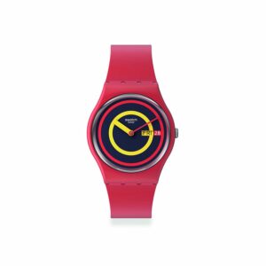 Swatch Unisexuhr SO28R702 Kunststoff