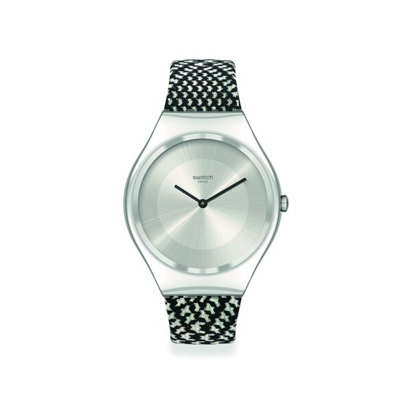 Swatch Unisexuhr SYXS142 Edelstahl