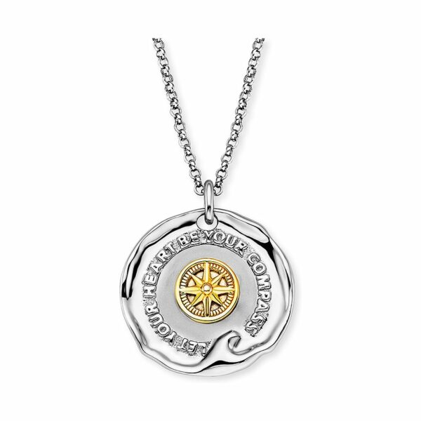 Engelsrufer Kette ERN-TALISMAN-WAVE-BI 925er Silber