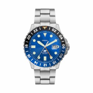 Fossil Herrenuhr Fossil Blue FS5991 Edelstahl