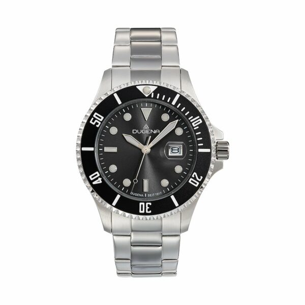 Dugena Herrenuhr Diver XL 4461002-1 Edelstahl