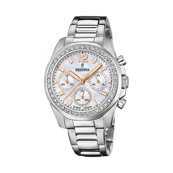 Festina Chronograph Boyfriend Collection F20606/1 Edelstahl