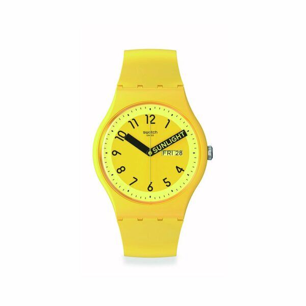 Swatch Unisexuhr SU SO29J702 Kunststoff