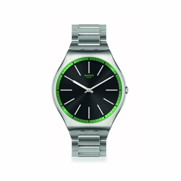 Swatch Unisexuhr SU SS07S128G Edelstahl