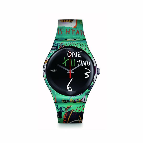 Swatch Unisexuhr SU SUOZ356 Kunststoff