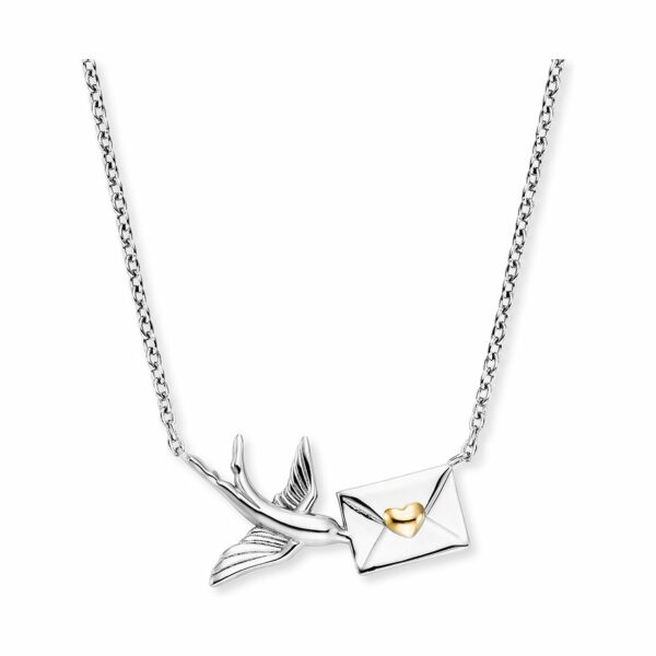 Engelsrufer Kette ERN-LETTER-BIRD-BIG 925er Silber